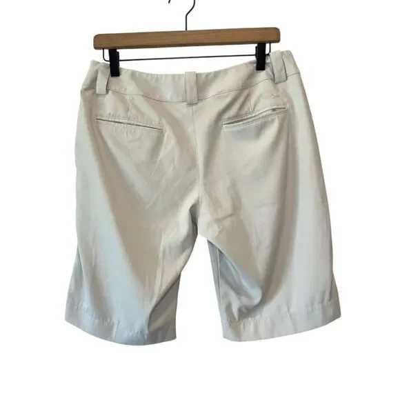 Nike Dri-Fit Tour Performance Bermuda Golf Short 8 Cream Color Womens - Picture 2 of 4